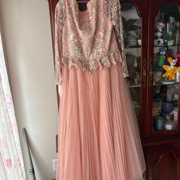strapless open back dress Blush Pink Off-Shoulder Bodycon Maxi Dress